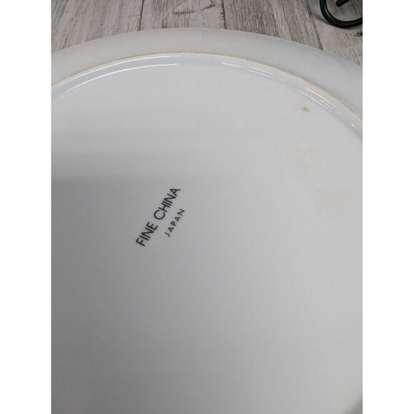 Mervyn’s set of 2 Dinner plates Christmas Holly Fine Porcelain Japan - Picture 6 of 7